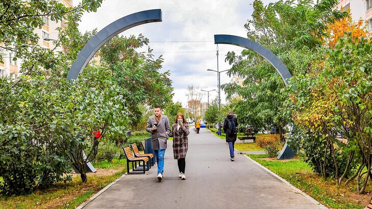 Собянин: обновили места для прогулок в нескольких районах Москвы