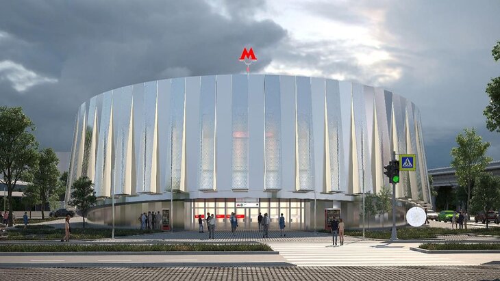 Работы на станции «ЗИЛ» Бирюлевской линии метро завершены более чем на четверть