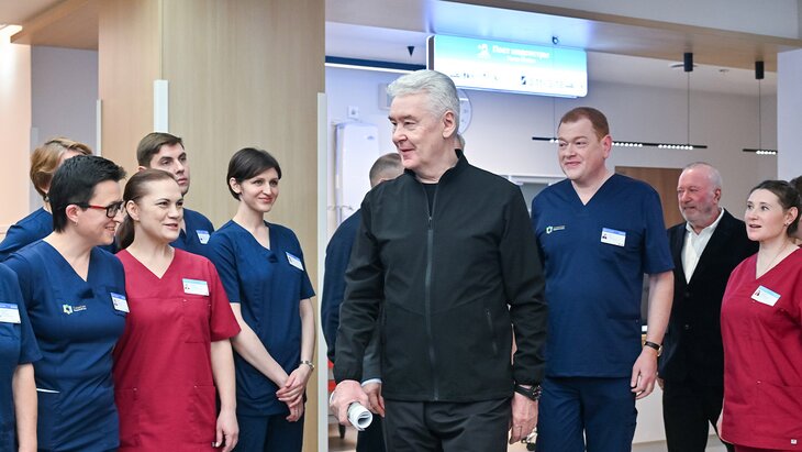 Собянин объявил о завершении строительства центра хронических болезней