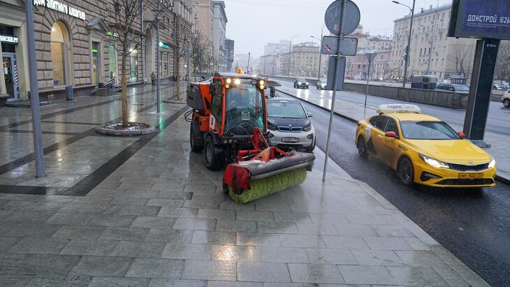Гололедица образуется на дорогах Москвы 9 декабря