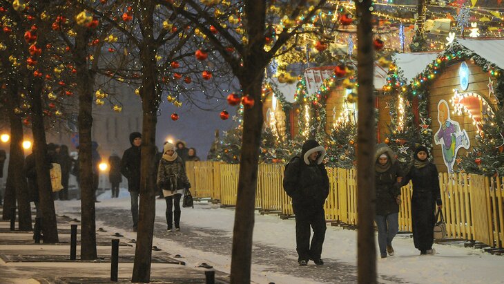 Минувшая ночь в Москве стала самой холодной с начала зимы