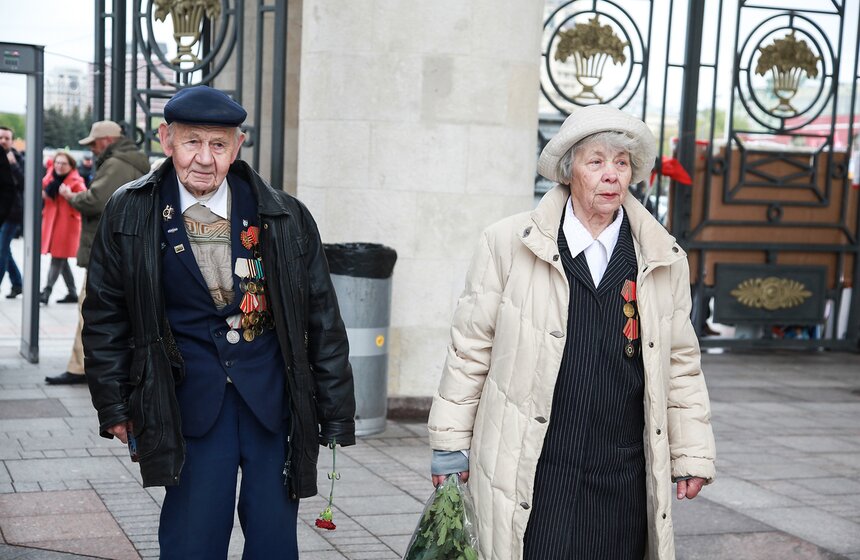 День Победы в парке Горького 17 фото