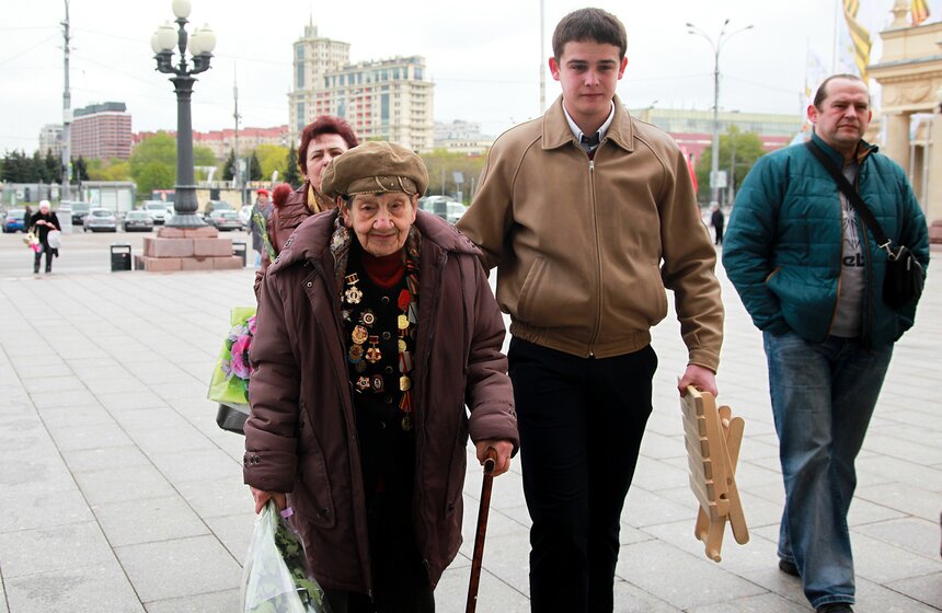 День Победы в парке Горького 5 фото