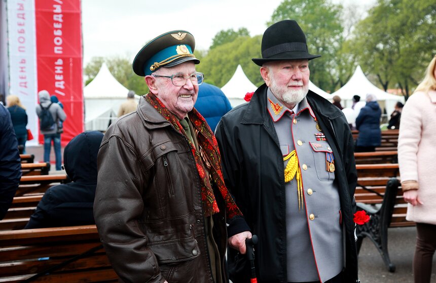 День Победы в парке Горького 11 фото
