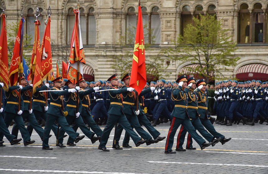 Парад на Красной площади. Фото 23 фото