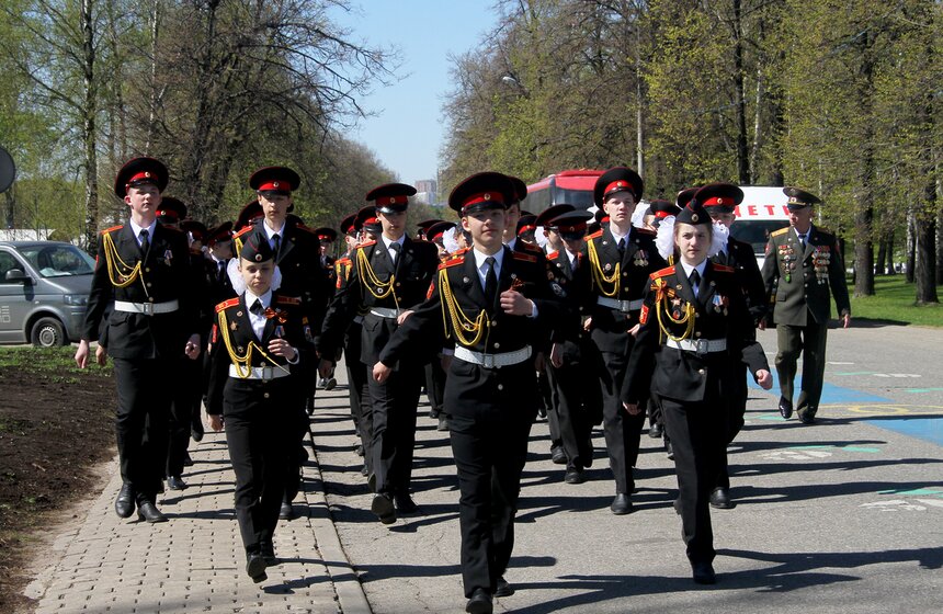 III Парад кадет на Поклонной горе 1 фото