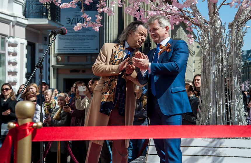 Открытие выставки "Они сражались за Родину" на Арбате 11 фото