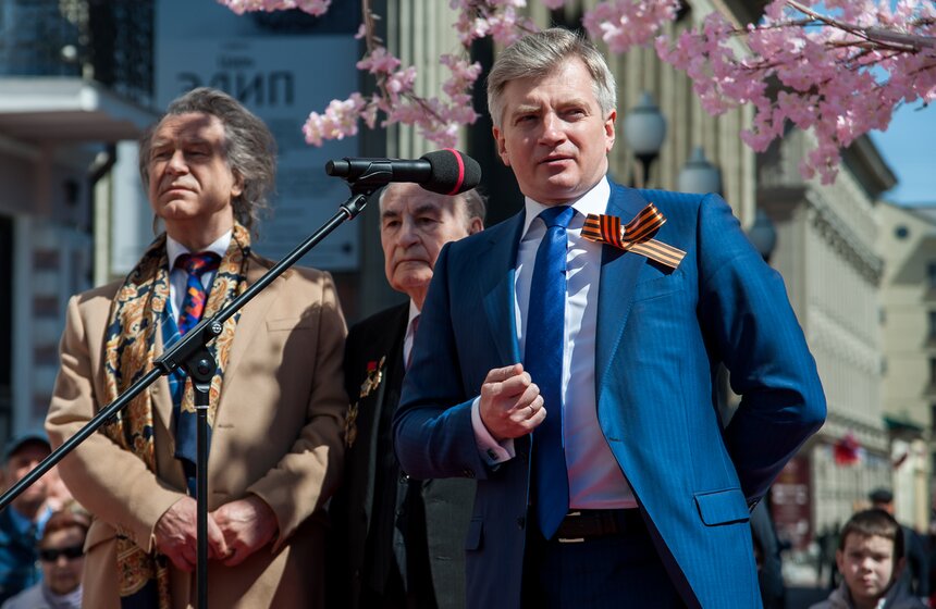 Открытие выставки "Они сражались за Родину" на Арбате 12 фото