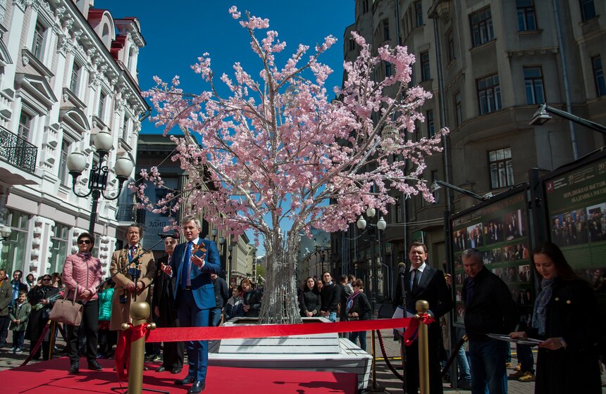 Открытие выставки "Они сражались за Родину" на Арбате 13 фото