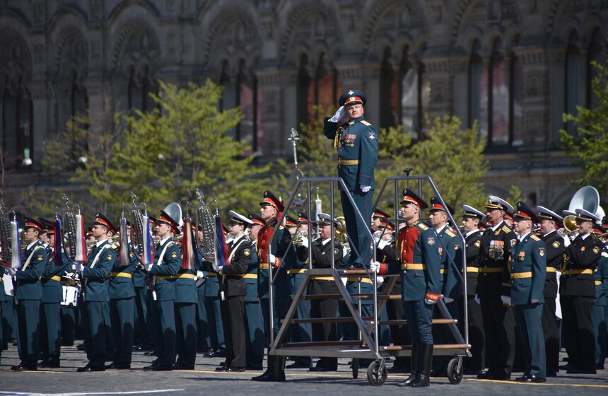 Генеральная репетиция парада в честь Дня Победы 7 фото