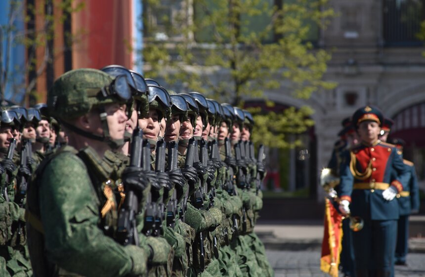 Генеральная репетиция парада в честь Дня Победы 33 фото