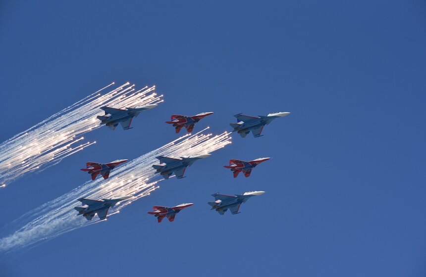 Генеральная репетиция парада в честь Дня Победы 43 фото