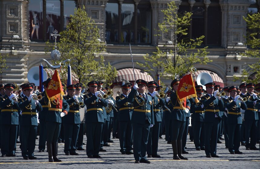 Генеральная репетиция парада в честь Дня Победы 16 фото