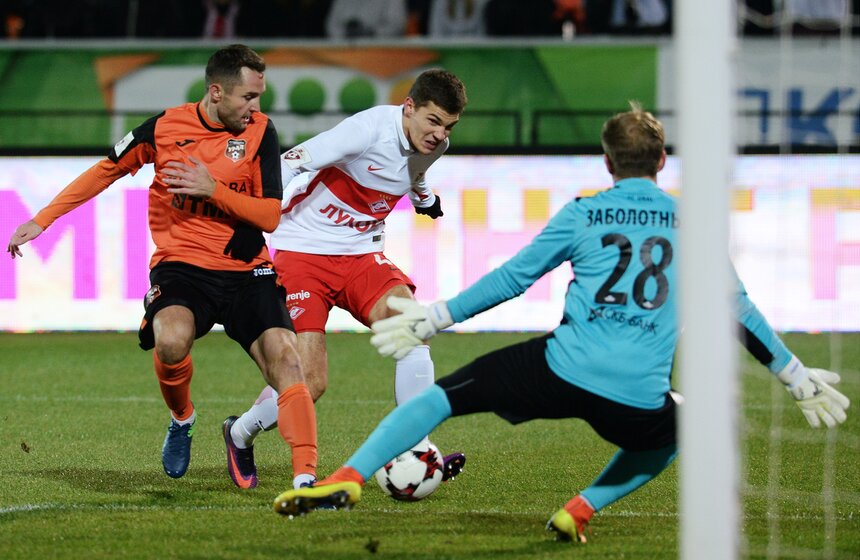 "Спартак" (Москва) - "Урал" (Екатеринбург). Фото: ТАСС/Донат Сорокин