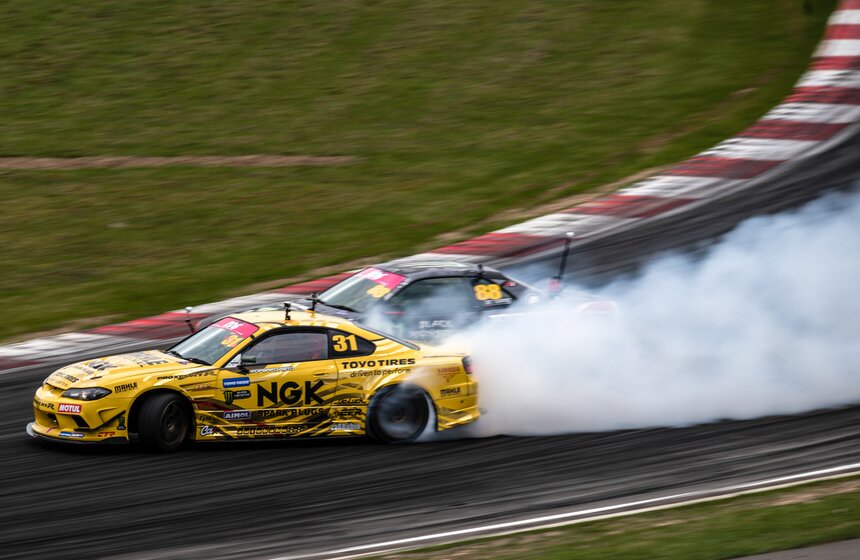 Первый этап чемпионата по дрифту прошел на "Moscow Raceway" 44 фото