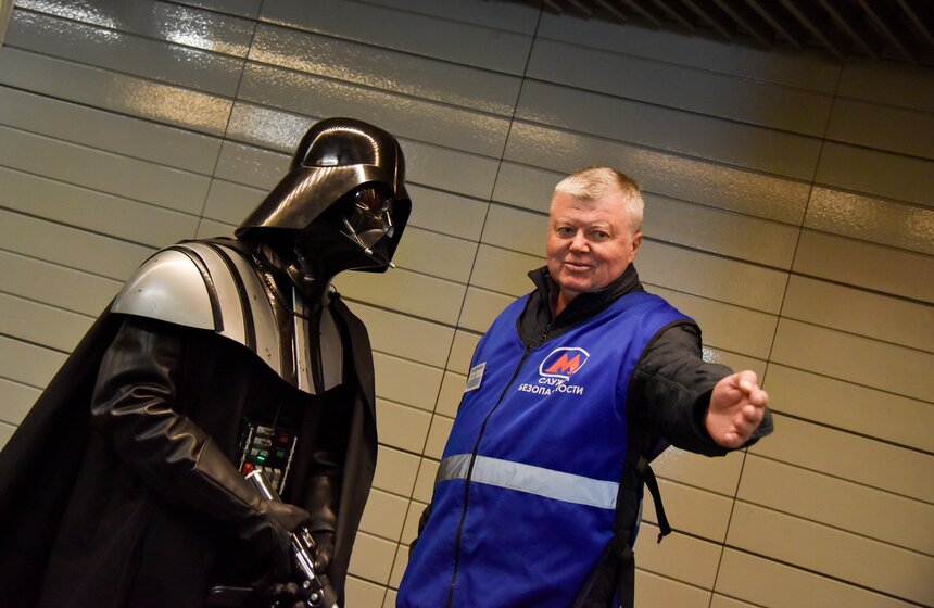 День "Звездных войн" в метро. Фото 5 фото