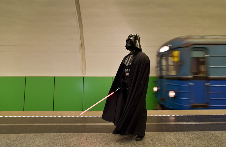 День "Звездных войн" в метро. Фото 9 фото