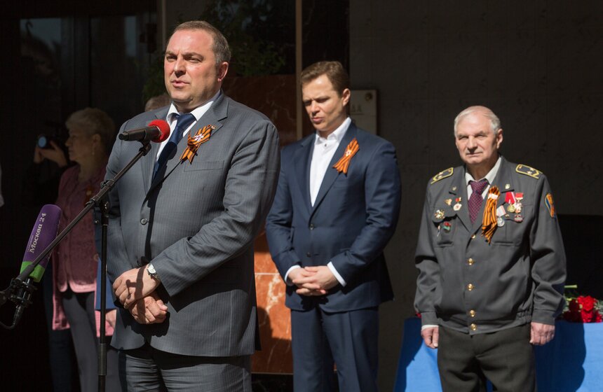 Торжественный митинг в честь Дня Победы в электродепо "Северное" 9 фото