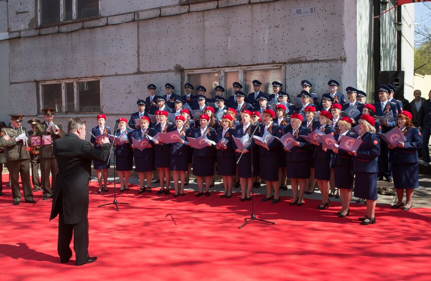 Торжественный митинг в честь Дня Победы в электродепо "Северное" 11 фото