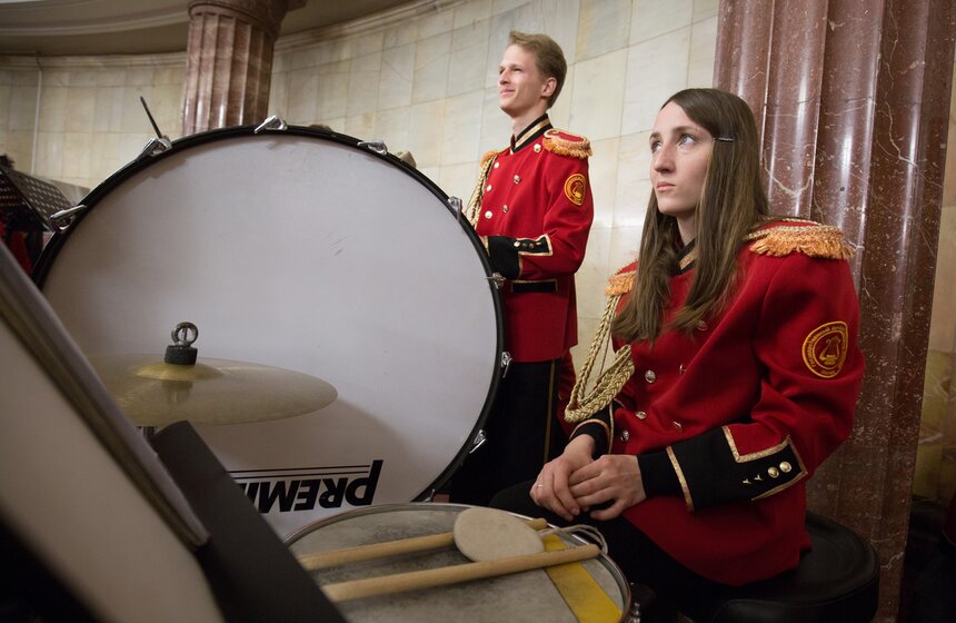 Концерт Государственного духового оркестра России в метро 3 фото