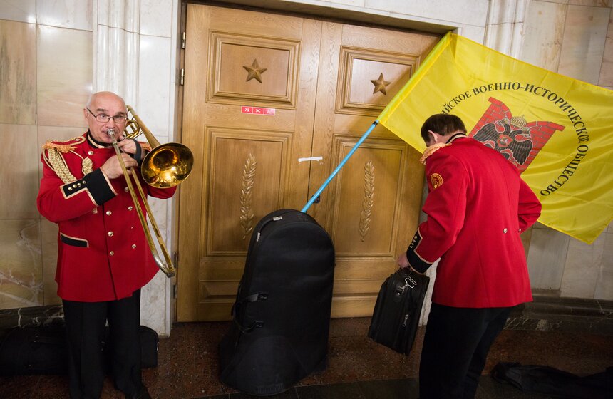 Концерт Государственного духового оркестра России в метро 2 фото