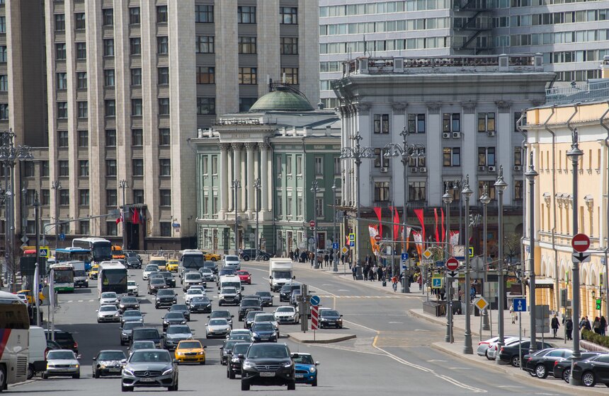 Украшение Москвы к празднованию 72-й годовщины Победы в ВОВ 18 фото