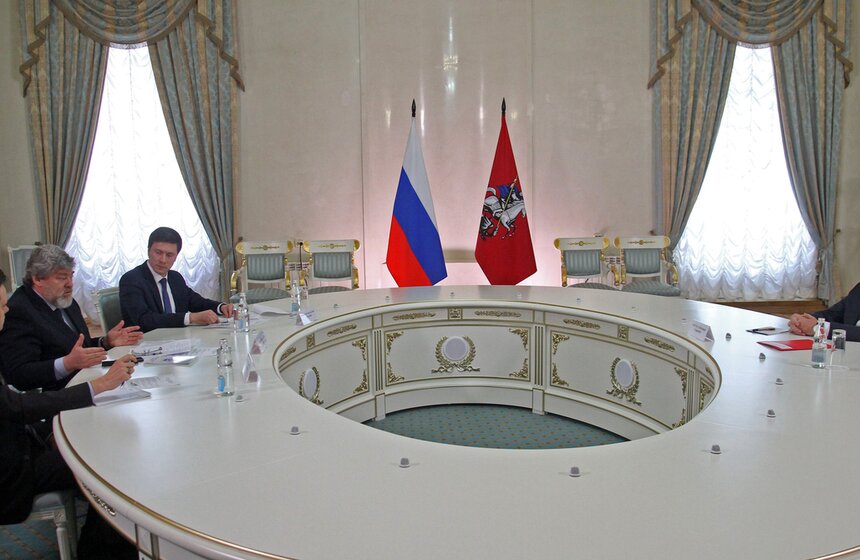 Встреча Сергея Собянина с членами Общественной палаты Москвы 15 фото