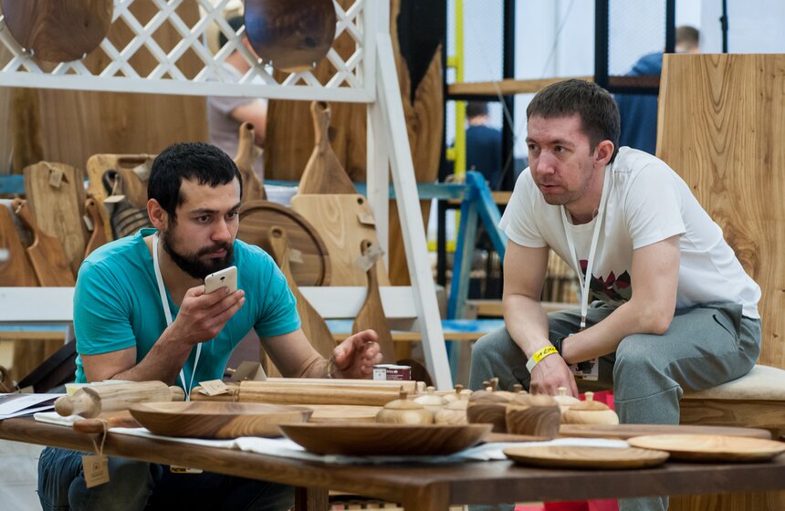Выставка работ из дерева Wood Works в ЦДХ 13 фото