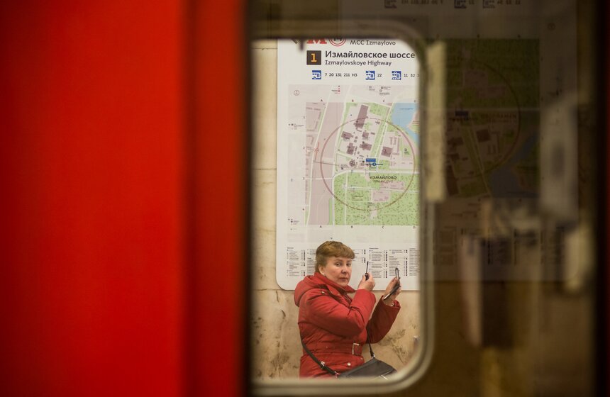 Выставка ретро-вагонов в московском метро. Фото 23 фото