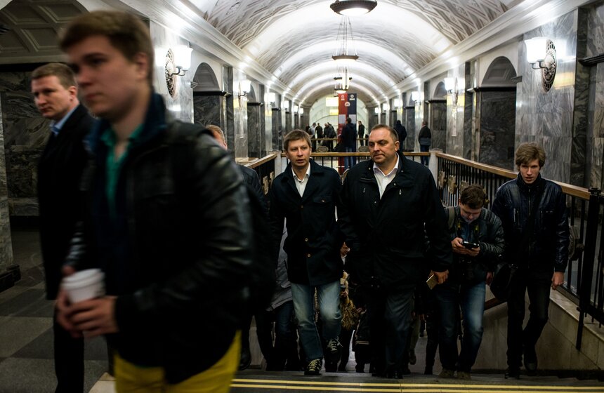 Парад поездов Кольцевой линии метро. Фото 21 фото