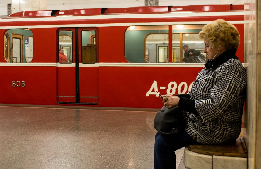 Выставка ретро-вагонов в московском метро. Фото 8 фото