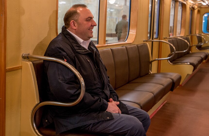 Выставка ретро-вагонов в московском метро. Фото 3 фото