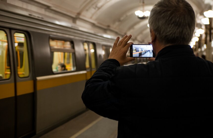 Парад поездов Кольцевой линии метро. Фото 10 фото