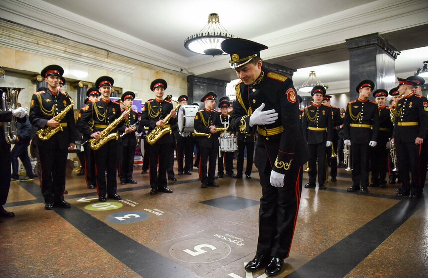 Концерт суворовцев Московского военно-музыкального училища 26 фото