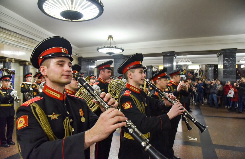 Концерт суворовцев Московского военно-музыкального училища 20 фото