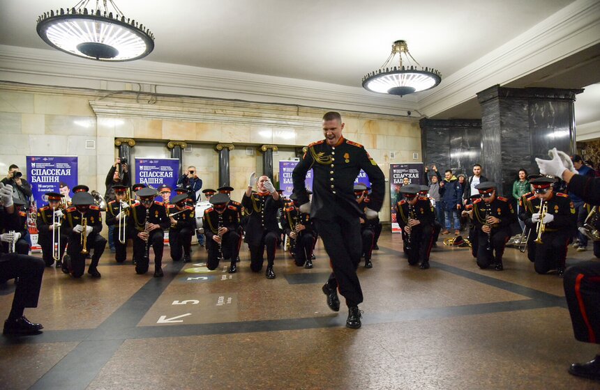 Концерт суворовцев Московского военно-музыкального училища 8 фото