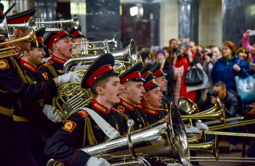 Концерт суворовцев Московского военно-музыкального училища 11 фото