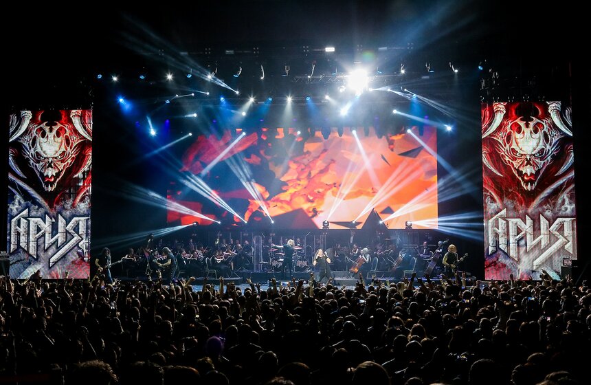 "Ария" выступила с концертом в Крокус Сити Холле 30 фото