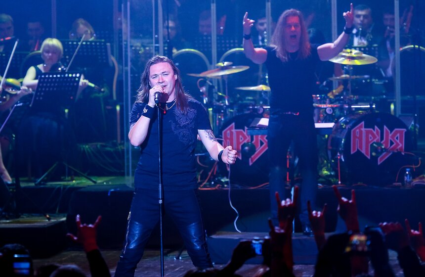 "Ария" выступила с концертом в Крокус Сити Холле 36 фото