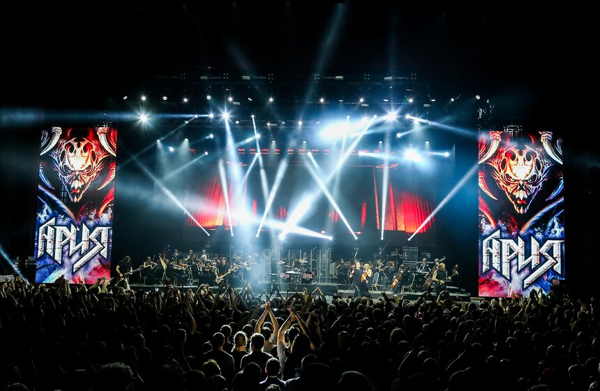 "Ария" выступила с концертом в Крокус Сити Холле 19 фото