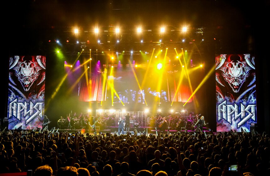 "Ария" выступила с концертом в Крокус Сити Холле 14 фото