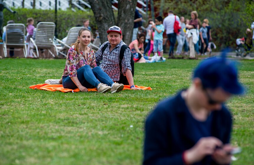 Открытие летнего сезона в парке Горького. Фото 13 фото