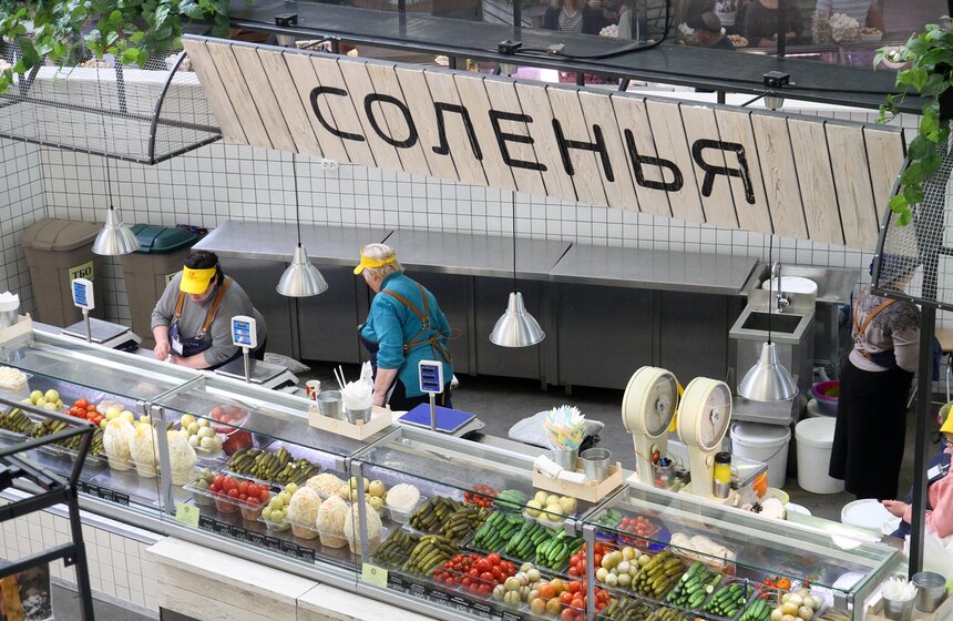 Сергей Собянин посетил открытие обновленного Даниловского рынка 13 фото