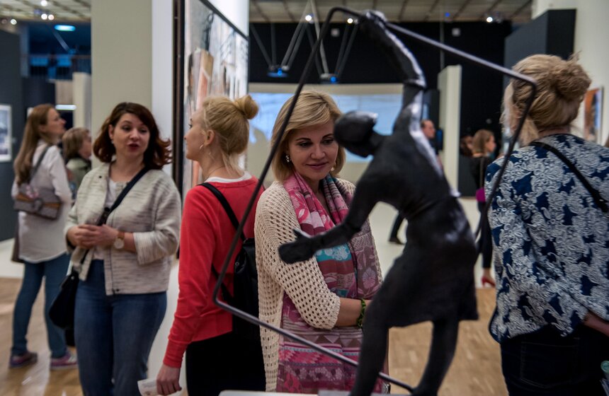 "Ночь в музее": Новая Третьяковка 22 фото