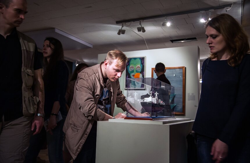 "Ночь в музее": Новая Третьяковка 15 фото