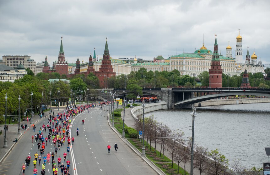 Московский полумарафон. Фото 29 фото