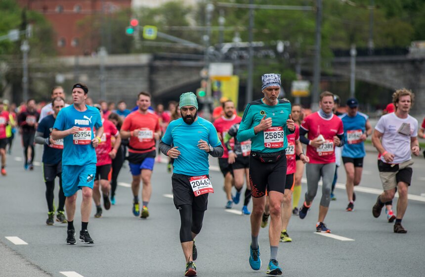 Московский полумарафон. Фото 28 фото