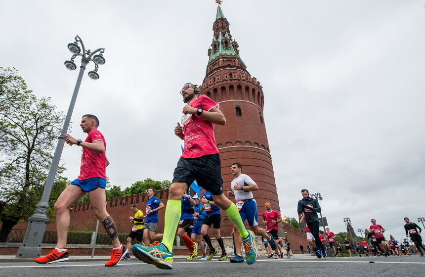 Московский полумарафон. Фото 23 фото