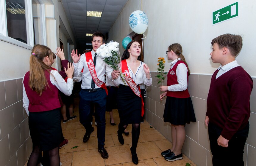 Последний звонок в школе №1517 14 фото
