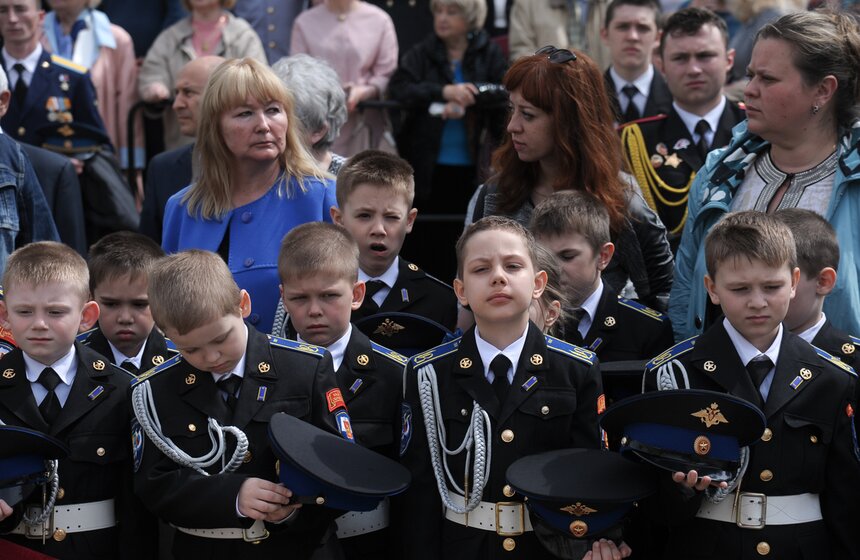 Торжественная церемония посвящения в кадеты 32 фото